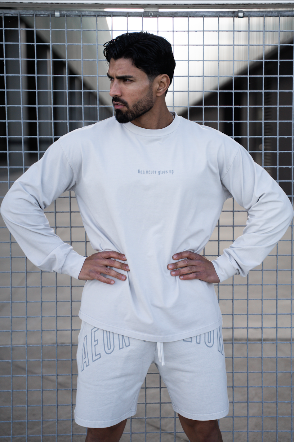 T-Shirt LNGU Manches Longues Gris - Oversize