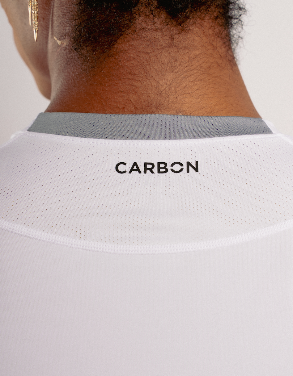 T-Shirt compression CARBON - Blanc