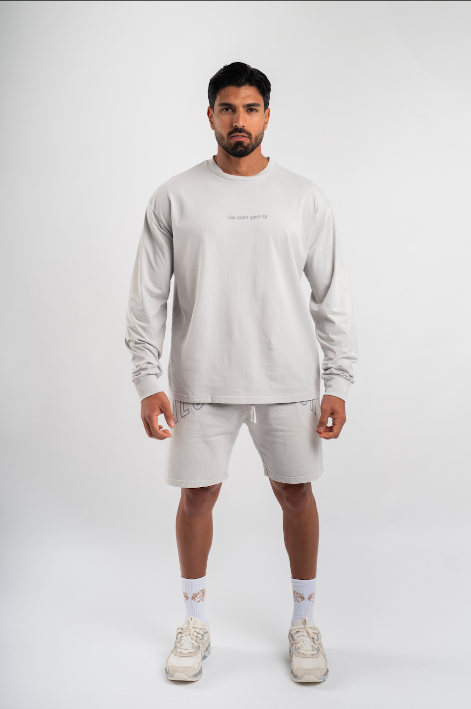 T-Shirt LNGU Manches Longues Gris - Oversize