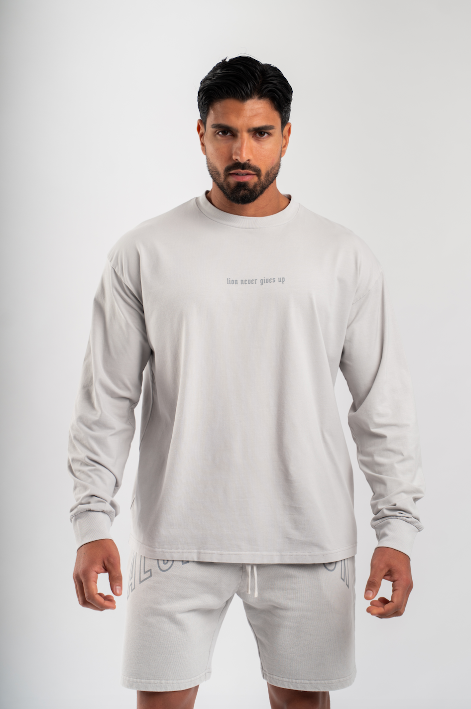 T-Shirt LNGU Manches Longues Gris - Oversize
