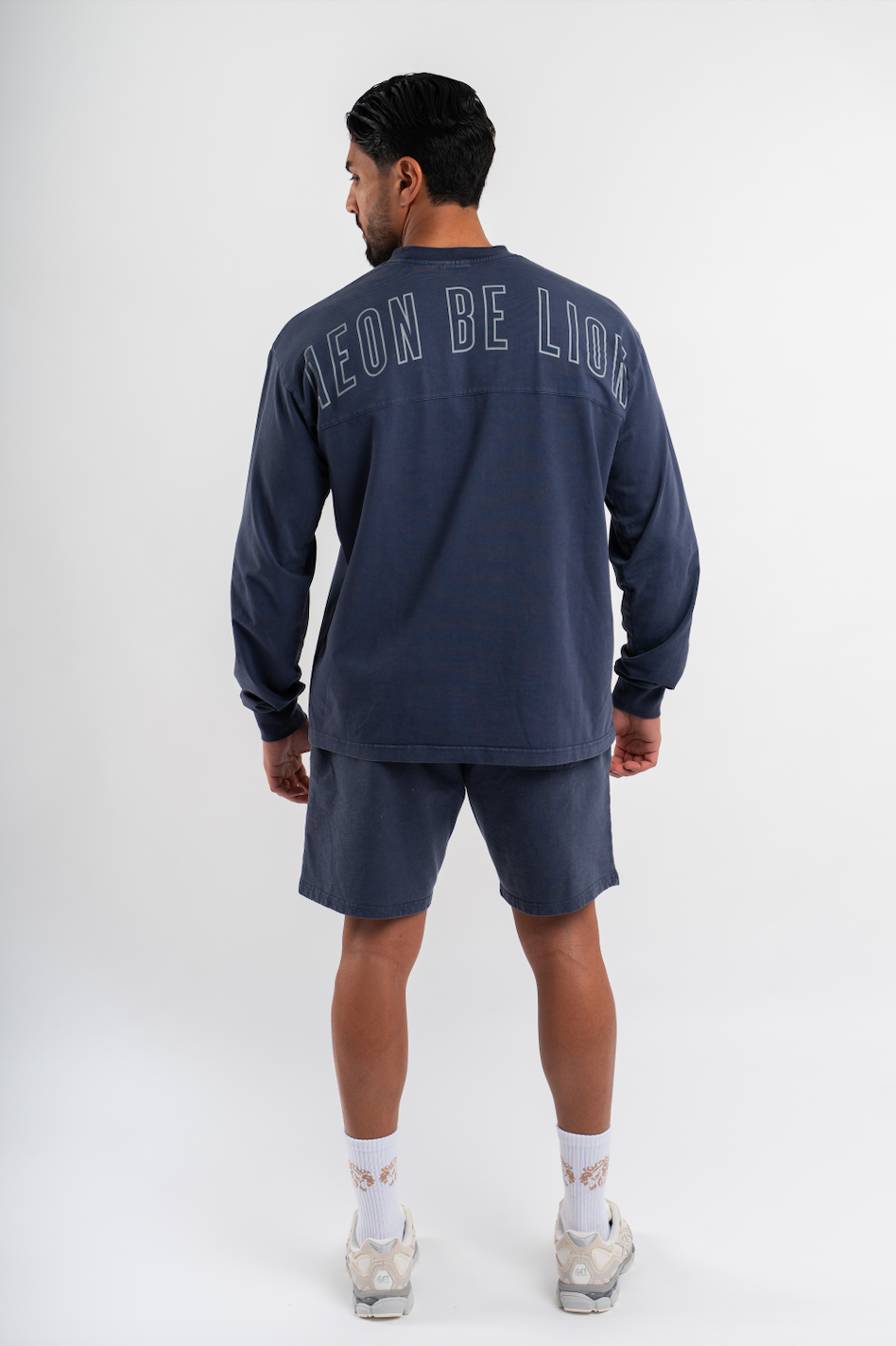 T-Shirt LNGU Manches Longues Bleu Marine - Oversize