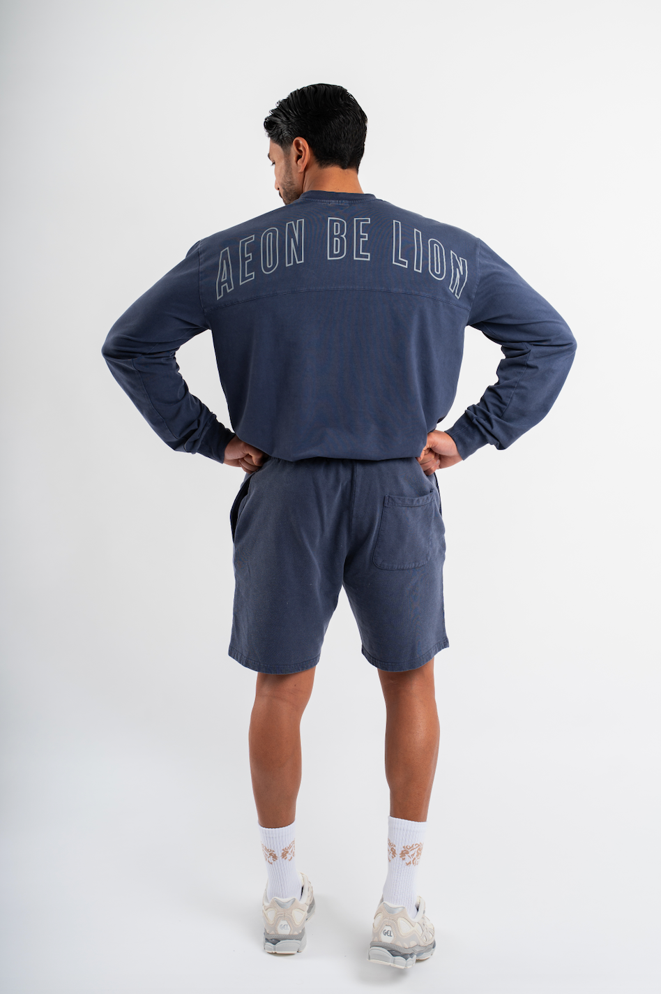 T-Shirt LNGU Manches Longues Bleu Marine - Oversize