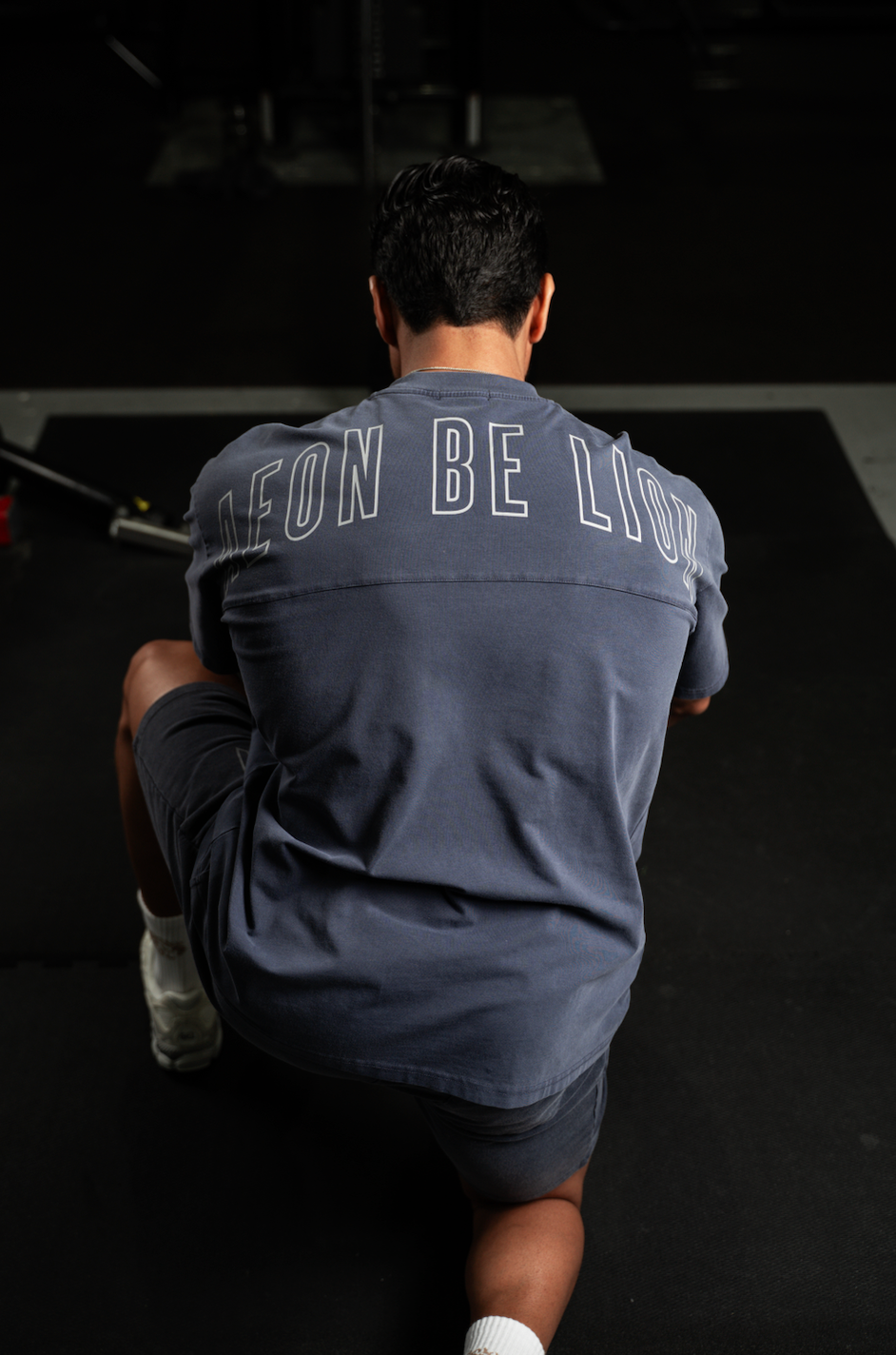T-Shirt LNGU Bleu Marine - Oversize
