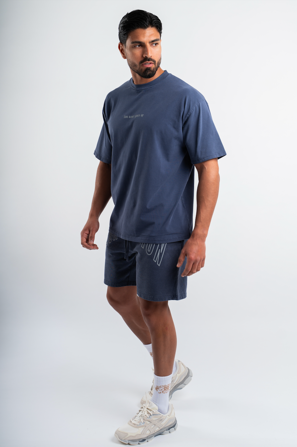 T-Shirt LNGU Bleu Marine - Oversize
