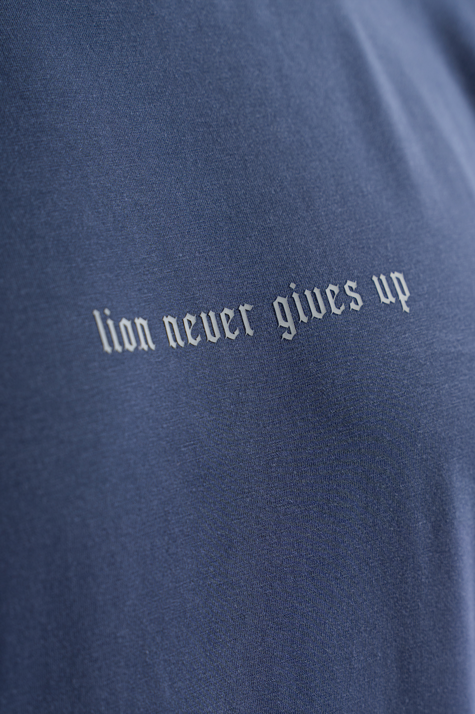T-Shirt LNGU Bleu Marine - Oversize