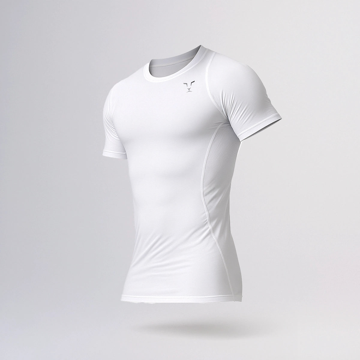 T-Shirt compression CARBON - Blanc