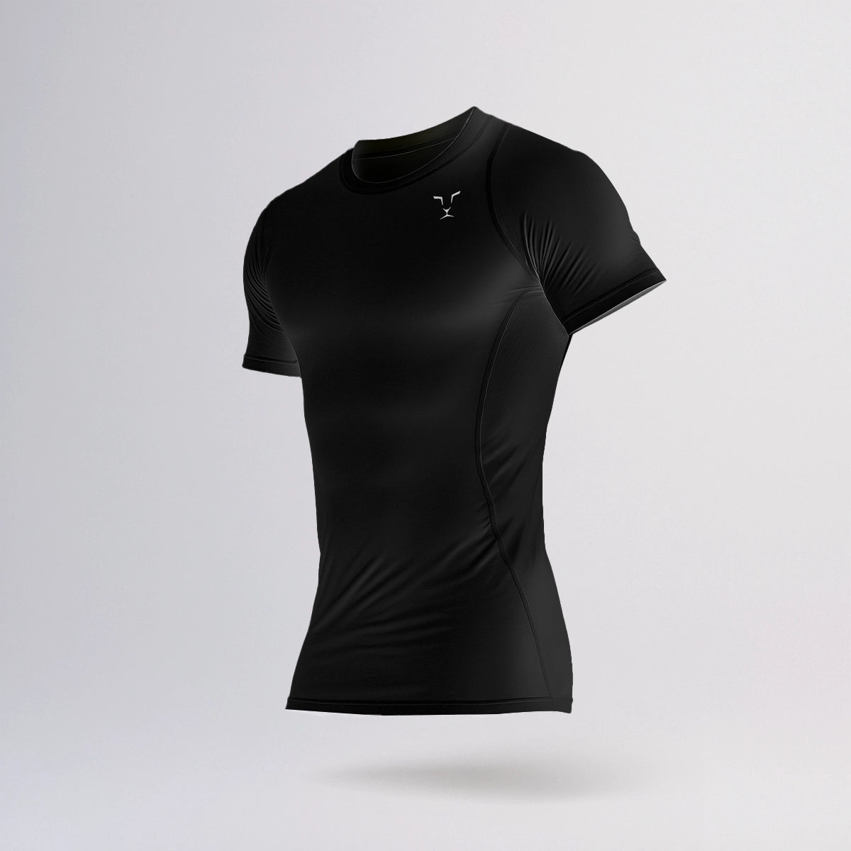 T-Shirt compression CARBON - Noir