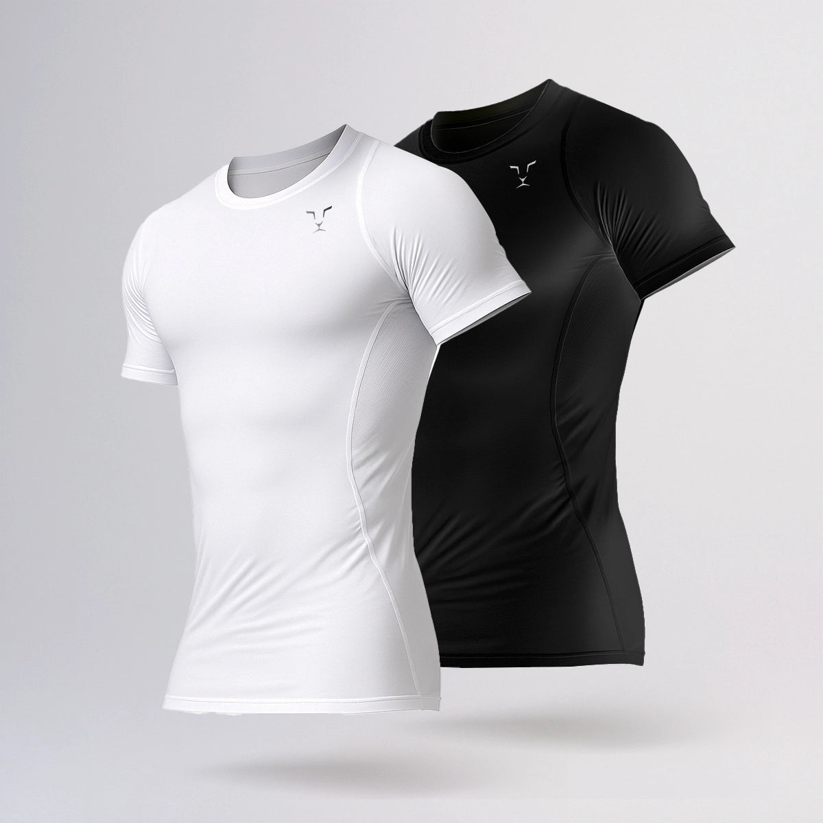 Pack 2 T-shirts compression CARBON