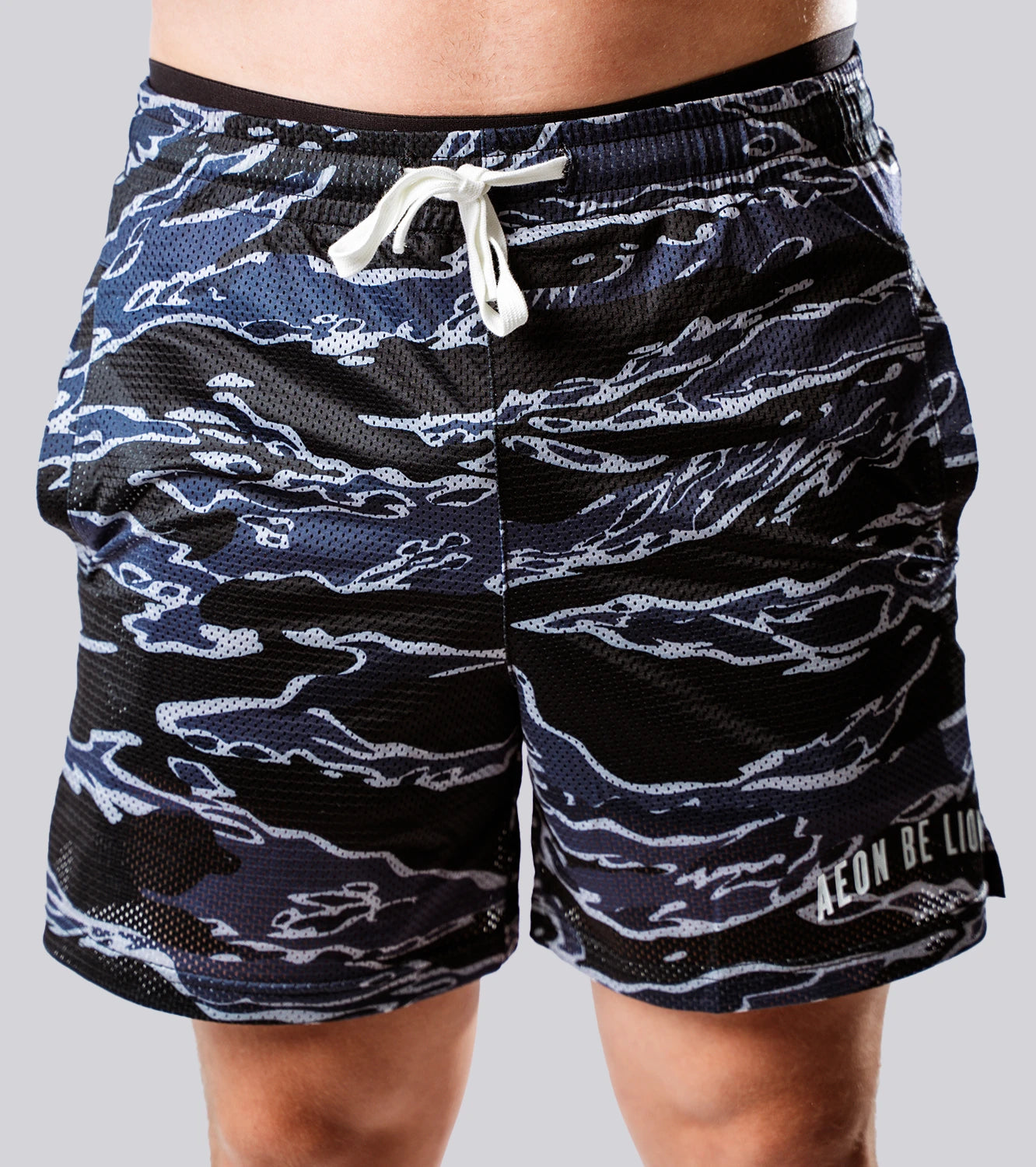 Short Mesh Camo AMFC - Blue Navy